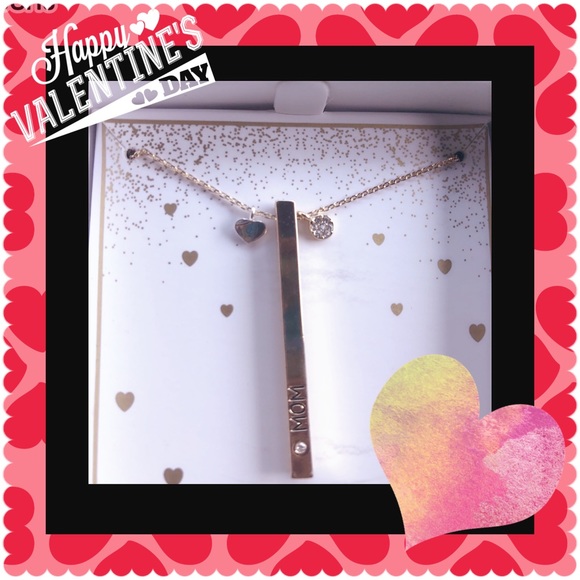 💕Mother’s Necklace Tiny Heart Crystal Flower NEW IN BOX - Picture 11 of 11